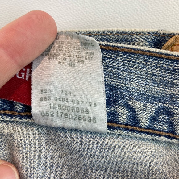 Vintage Y2k Levis 505 Nouveau Low Straight leg Jeans Size 6M (Item #0004) - Picture 3 of 16